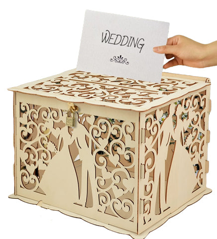 Hooqict Wedding Card Box