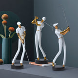 Henry Golf Figurine Statue Golfer Sculpture